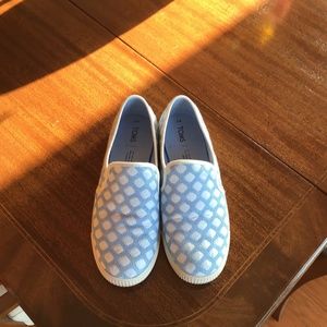 Toms Blue Bliss Clemente Large Dot Slip On
